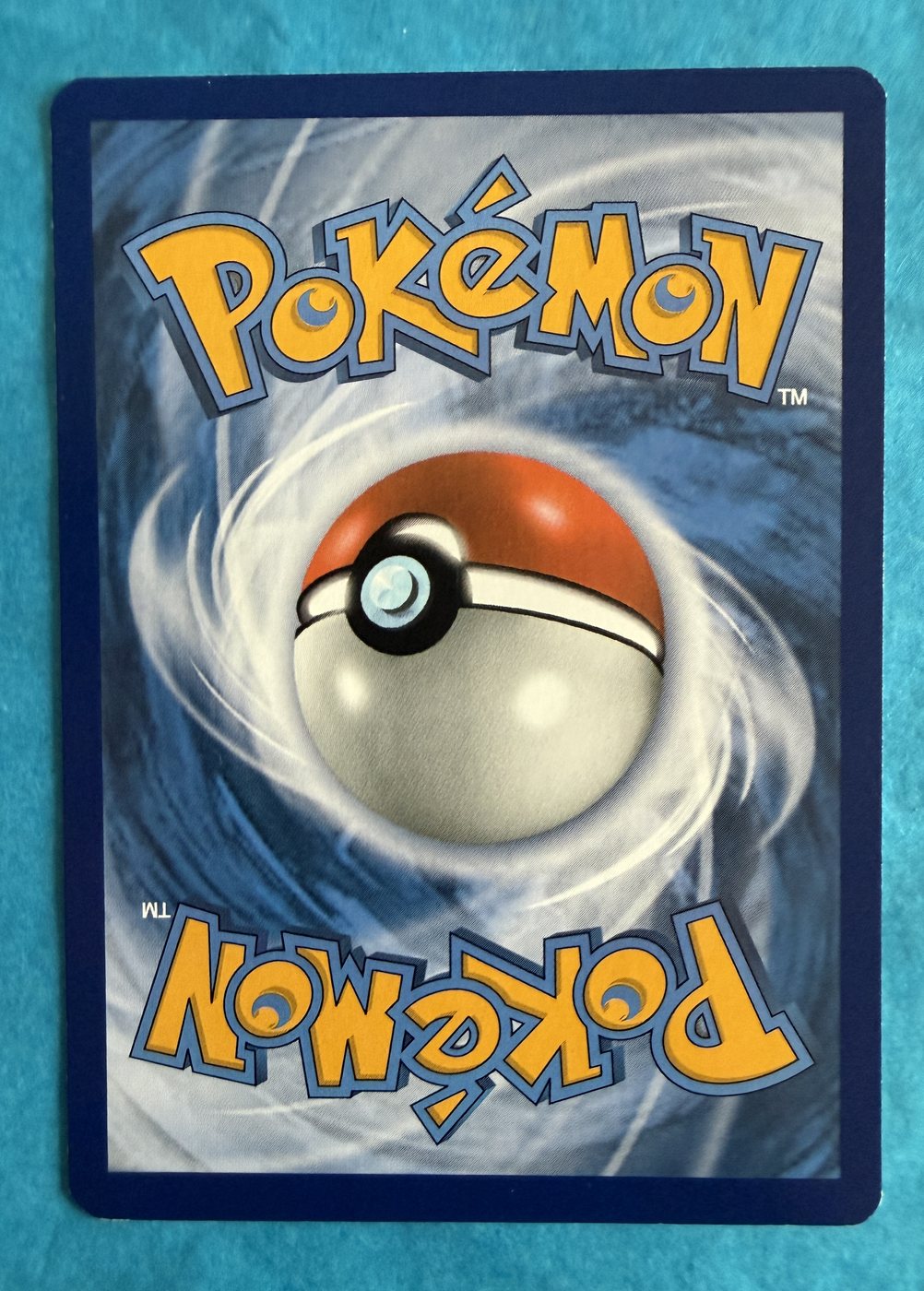 Ash's Pikachu, verso da carta