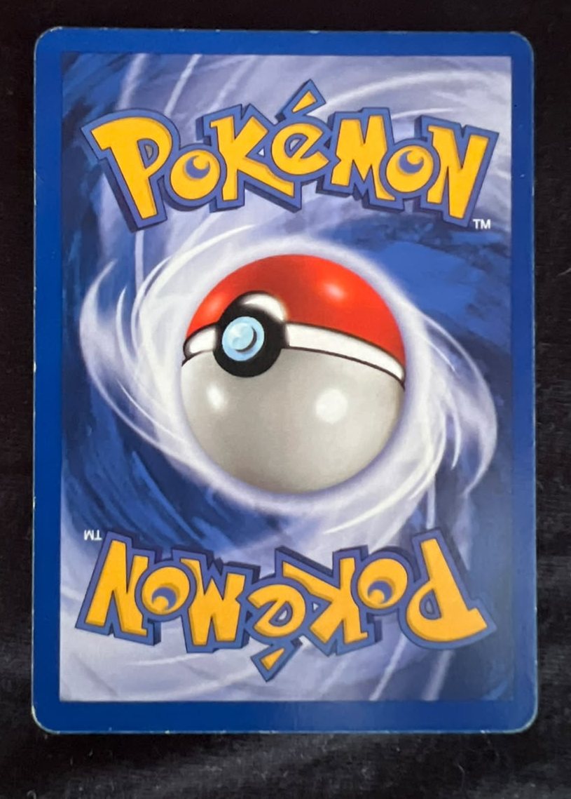 Moltres, verso da carta