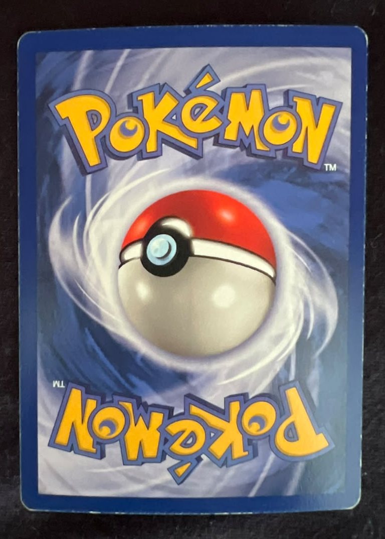 Poliwrath, verso da carta