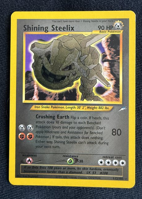 Shining Steelix, frente da carta