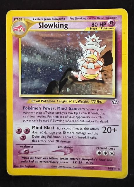 Slowking, frente da carta
